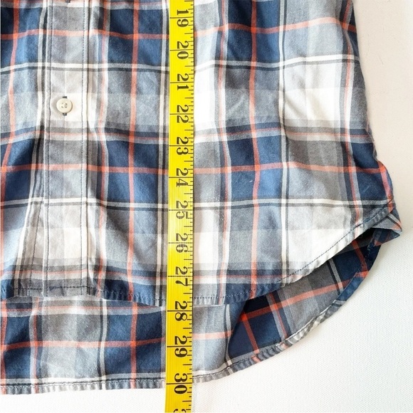 The North Face Men's Plaid Button Up Casual Shirt Blue Gray Medium - Picture 7 of 12